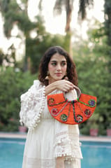 Draupadi -Candy Woodcraft Clutch