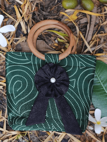 Draupadi -Spiral Woodcraft Clutch