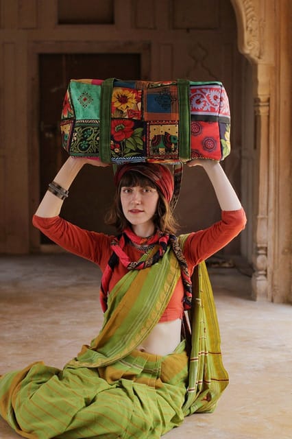 Draupadi - Patchwork Luggage Bag