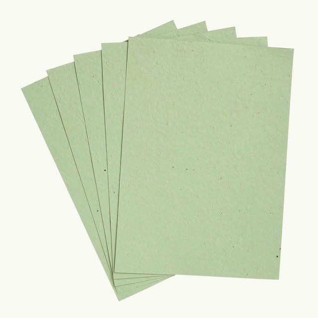 Plantables-Olive Green Mixed Wildflowers Seed Paper Sheets
