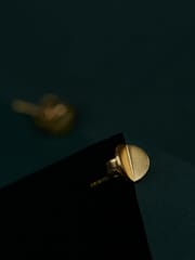 The Slow Studio - Disc Earrings - Gold
