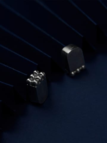 The Slow Studio - Milestone Studs - Silver