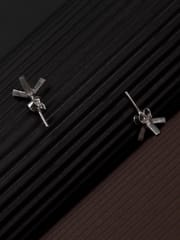 The Slow Studio - Antenna Earrings - Silver