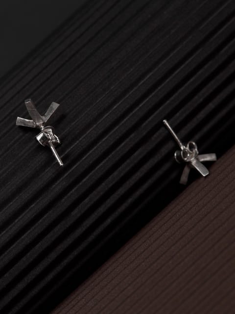 The Slow Studio - Antenna Earrings - Silver