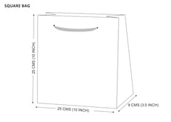PaperMe - S/3 Square bag