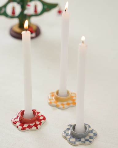 The Indian Rose - Misha- Set of 3 Candle Holders