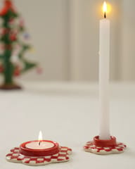 The Indian Rose - Urmi- Set of Candle & Tealight Holders