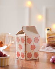 The Indian Rose - Aboli- Milk Carton Shaped Vase (or Jug!)