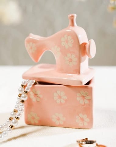 The Indian Rose - Ira- Sewing Machine Trinket Box