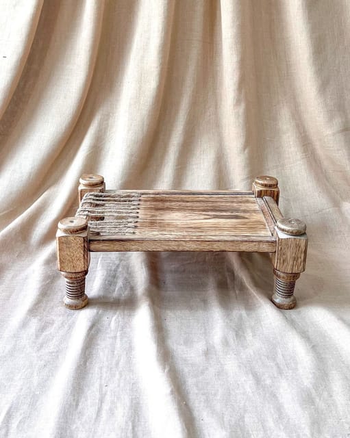 The Indian Rose - Miniature Khaat- Serving/ Display tray
