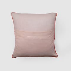 Zaina By Ctok - Dilara Aari Embroidered Cushion Cover Beige