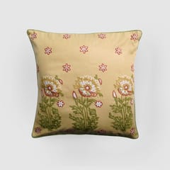 Zaina By Ctok - Gul Bahar Aari Embroidered Cushion Cover Beige