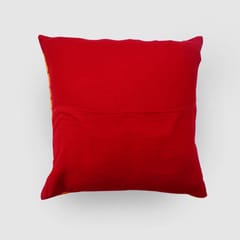 Zaina By Ctok - Kingfisher Hand Embroidered Chainstitch Cushion Cover Green
