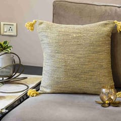 Onset Homes - Handwoven Metallic Cushion
