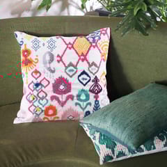 Onset Homes - Ikat Embroidery Cushion Cover