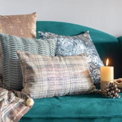 Onset Homes - Handwoven Metallic Checks