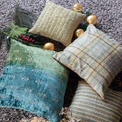 Onset Homes - Handwoven Metallic Checks