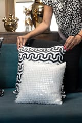Onset Homes - Geometric Opulence Kantha Cushion