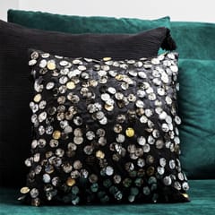 Onset Homes - Silver Elegance Embroidered Cushion