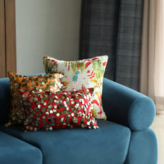 Onset Homes - Bagicha Hand embroidered Cushion