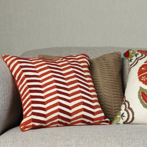 Onset Homes - Lahar Hand Embroidered Cushion