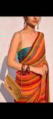 Dira By Dimple - Bohemian Soul (Georgette Mutlicolour thread and sequins Saree)