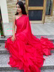 Dira By Dimple - Rylie Ruffle - Soft Silk Ruffle Saree