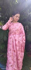 Dira By Dimple - Satin Fleur (Floral Printed Satin Silk Saree)