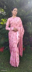 Dira By Dimple - Satin Fleur (Floral Printed Satin Silk Saree)
