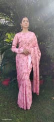 Dira By Dimple - Satin Fleur (Floral Printed Satin Silk Saree)
