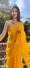 Dira By Dimple - Buttercup Voile (Hand Embroidered Chiffon Saree)