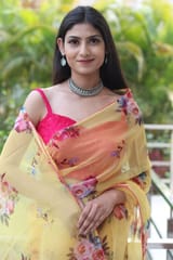 Dira By Dimple - Pastel Harmony (Printed Organza Saree)