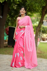 Dira By Dimple - Celestial Wings (Printed Satin Silk Saree)