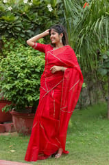 Dira By Dimple - Cherry Blossom Beauty (Organza Gota work Saree)