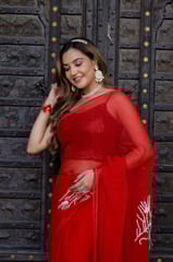 Dira By Dimple - Pearl Elegance (Chiffon Saree with handwork of pearls)