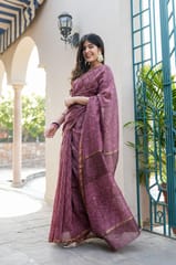 Dira By Dimple - Classic Chic - Chanderi Silk Saree