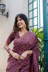 Dira By Dimple - Classic Chic - Chanderi Silk Saree