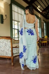 Dira By Dimple - Starlit Glamour (Hand Embroidered Chiffon Saree)