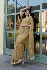 Dira By Dimple - Royal Embellishment (Silk Organza Handwork Saree)