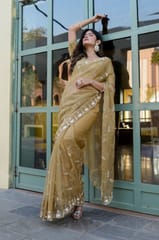 Dira By Dimple - Royal Embellishment (Silk Organza Handwork Saree)