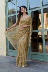 Dira By Dimple - Royal Embellishment (Silk Organza Handwork Saree)