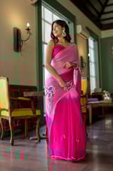 Dira By Dimple - Intricate blossom elegance (Sequins Handwork Saree)