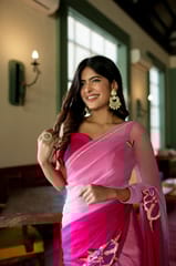 Dira By Dimple - Intricate blossom elegance (Sequins Handwork Saree)