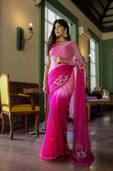 Dira By Dimple - Intricate blossom elegance (Sequins Handwork Saree)