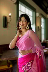 Dira By Dimple - Intricate blossom elegance (Sequins Handwork Saree)