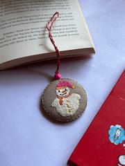 Embroidered Snowman - Christmas