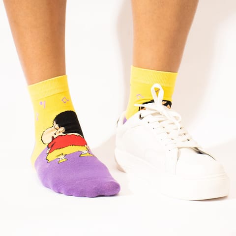 Thela Gaadi -Shinchan: Shiro A-B Socks