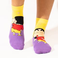 Thela Gaadi -Shinchan: Shiro A-B Socks