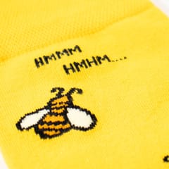 Thela Gaadi -Fake It & Honey Bee Crew Socks