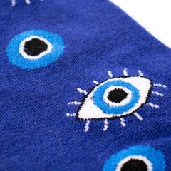 Thela Gaadi -Evil Eye & Abstract Pattern Crew Socks